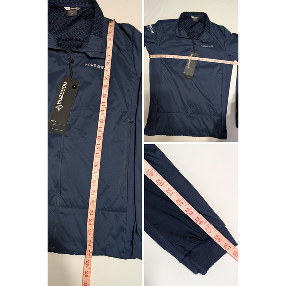 Norrona Falketind Octa Windproof Insulated Jacket Indigo Blue Men’s Size M - Picture 8 of 8